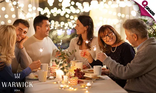 New Year Set Menu OR Buffet Dinner at Warwick Doha Hotel!